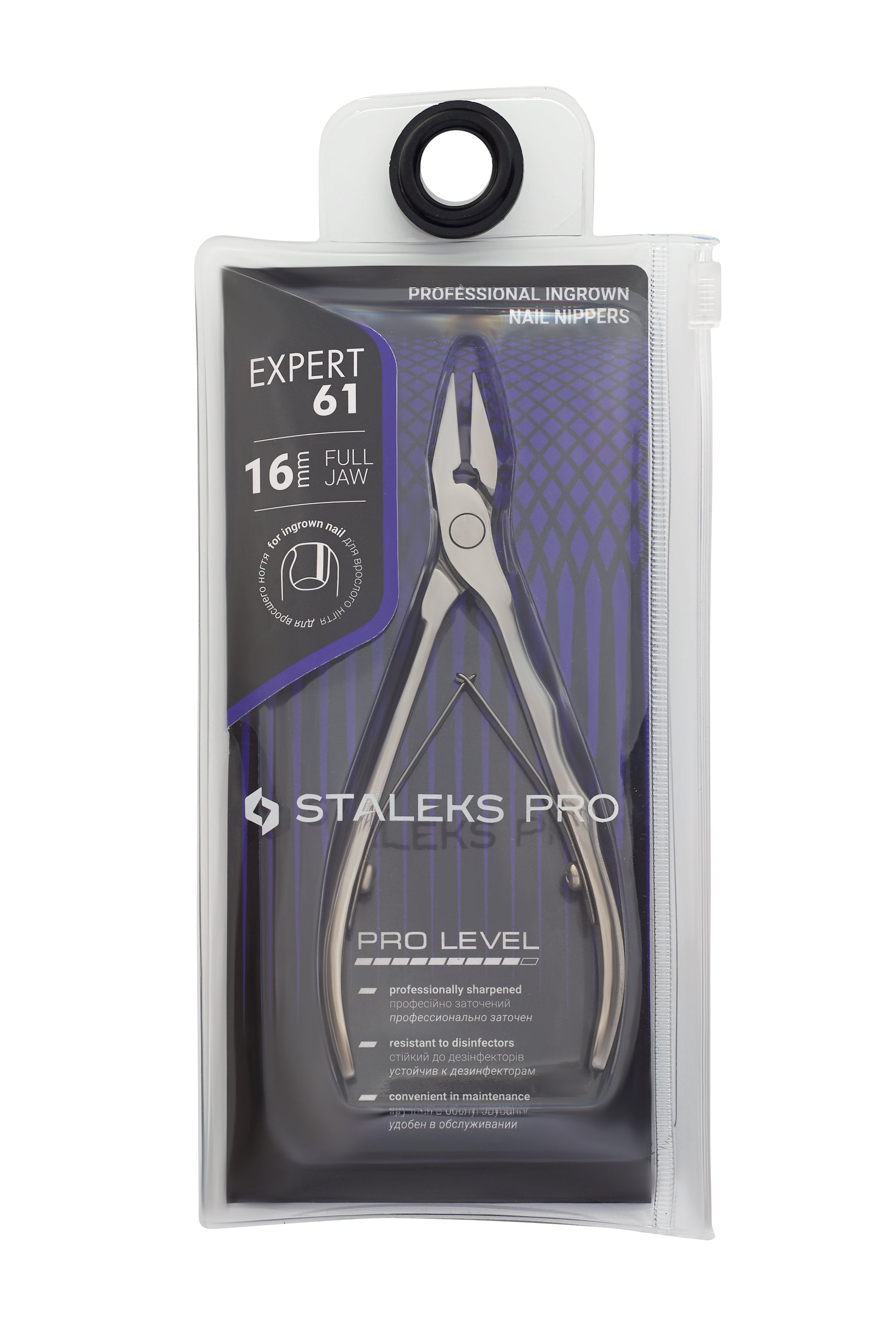 STALEKS-Ingrown nail nippers EXPERT 61 16mm Professional-5