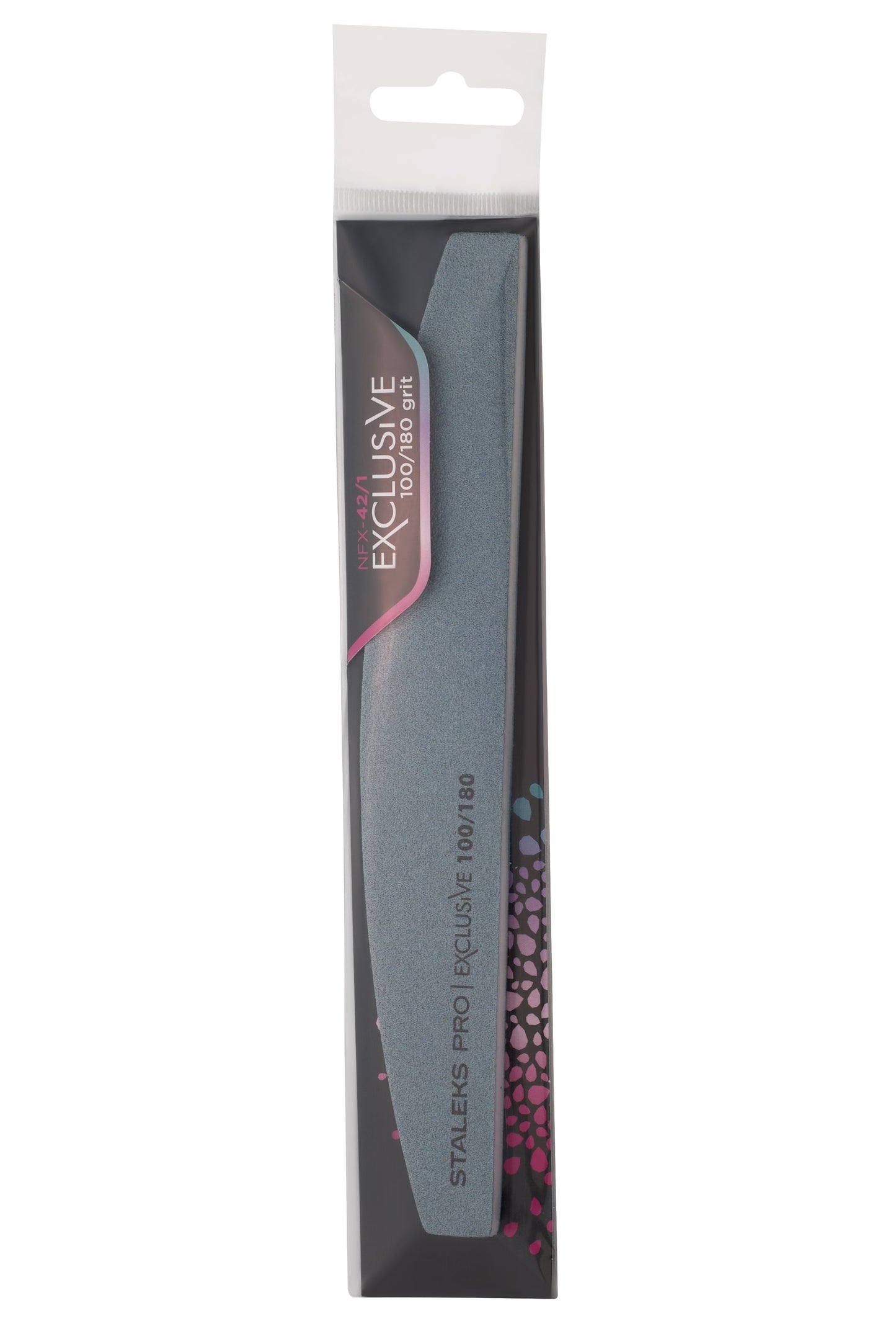 STALEKS-100/180grit Mineral crescent nail file EXCLUSIVE-3